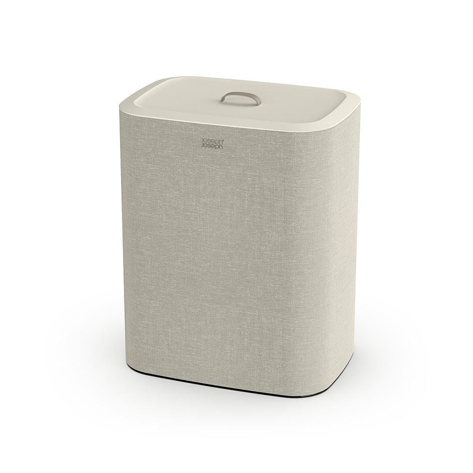 Tota- 90L- Double Laundry Separation Basket- Ecru