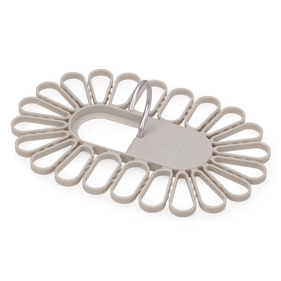 Petal™ 22-piece Quick-grip Ecru Drying Hanger