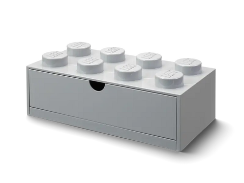 Lego 8-Stud Desk Drawer - Red