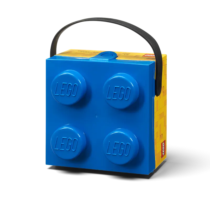 Lego Box With Handle - Blue
