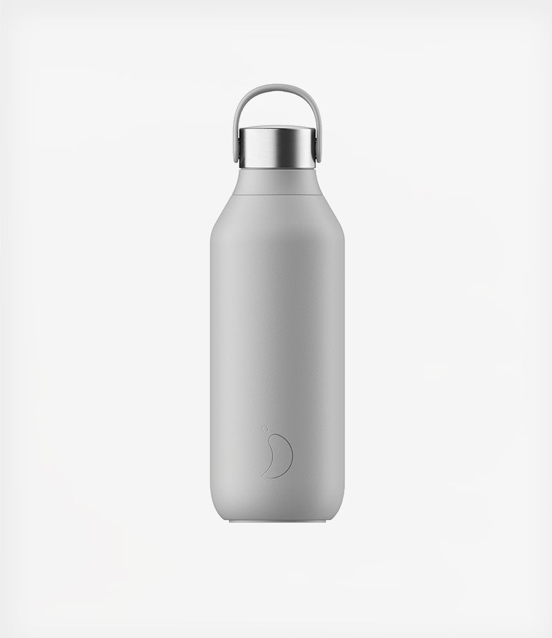 Chilly's Series 2 Water Bottle 500ml Granite Grey