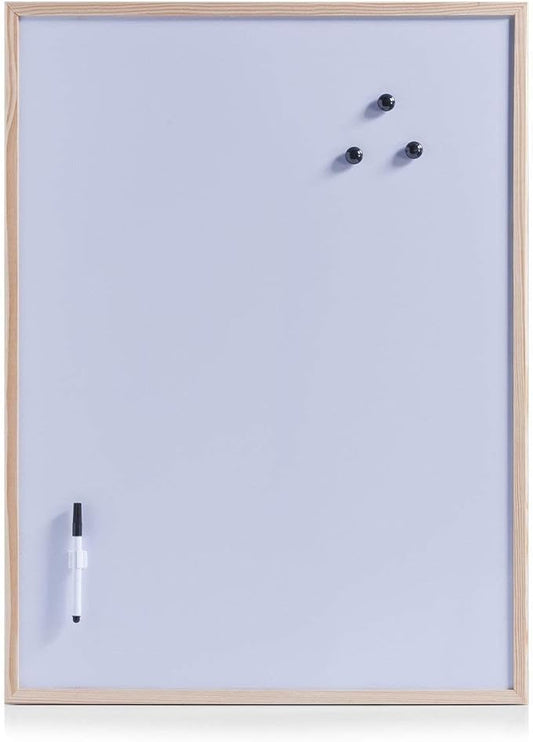 Magnetic Writing Board 60 x 80 cm Natural