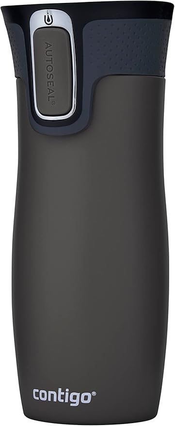 Contigo West Loop Autoseal Travel Stainless Steel Thermal Vacuum Flask, Leakproof Tumbler, Coffee Mug with BPA Free Easy-Clean Lid, 470ml