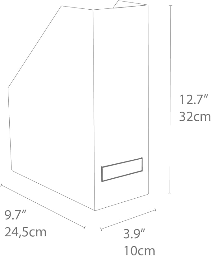 VIKTORIA Magazine/File Collector- Dark Grey