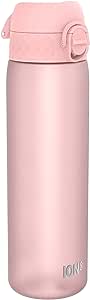 Ion8 Leakproof Slim Water Bottle 500ml - Rose Quartz