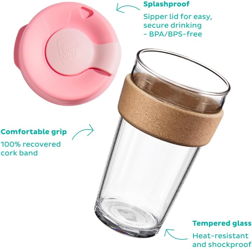 KeepCup Brew Cork Large- Various Colours-16oz/470ml