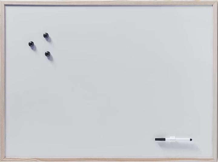Magnetic Writing Board 60 x 80 cm Natural