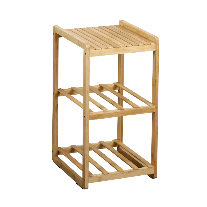Shelf With 2 Boxes Bamboo