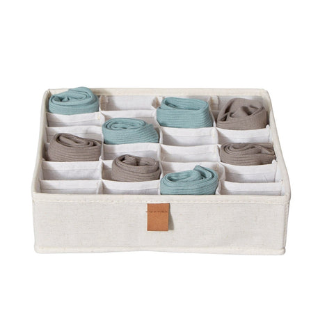 Drawer Organiser- 6 Compartments- Grey or Beige