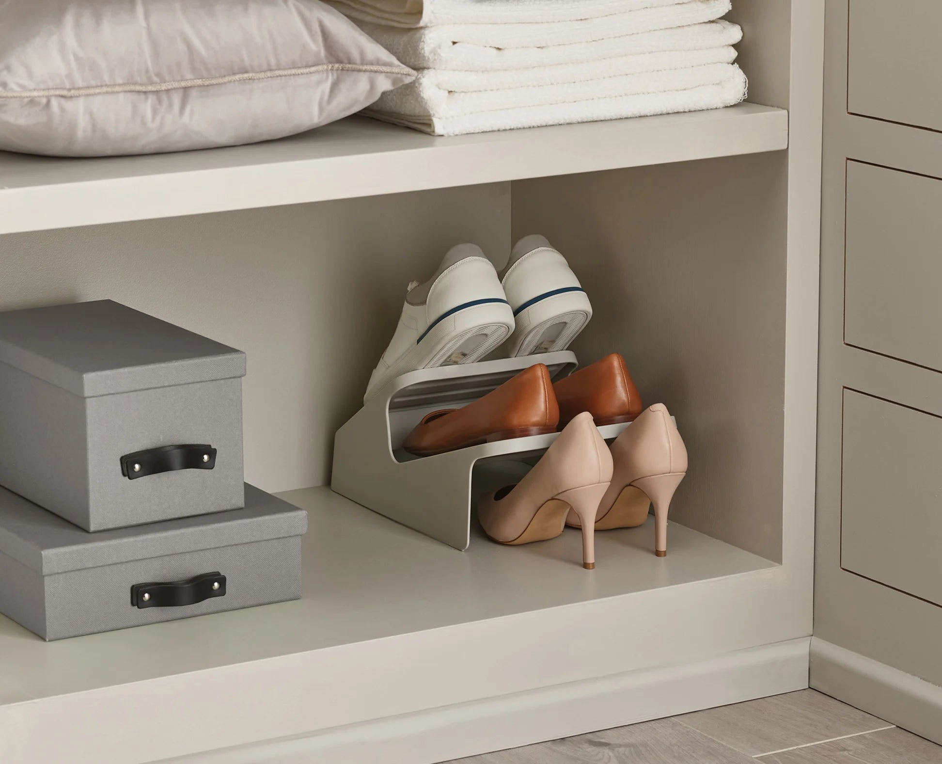 NEW Shoe-In™ Space-saving Shoe Rack- Various Sizes - The Organised Store