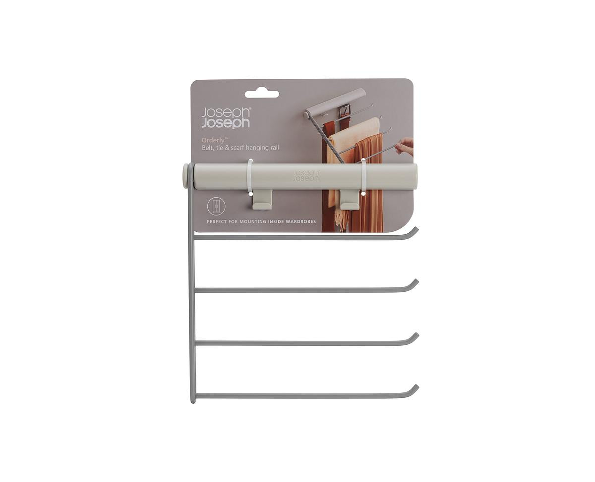 Orderly Belt, Tie & Scarf Rail - Ecru