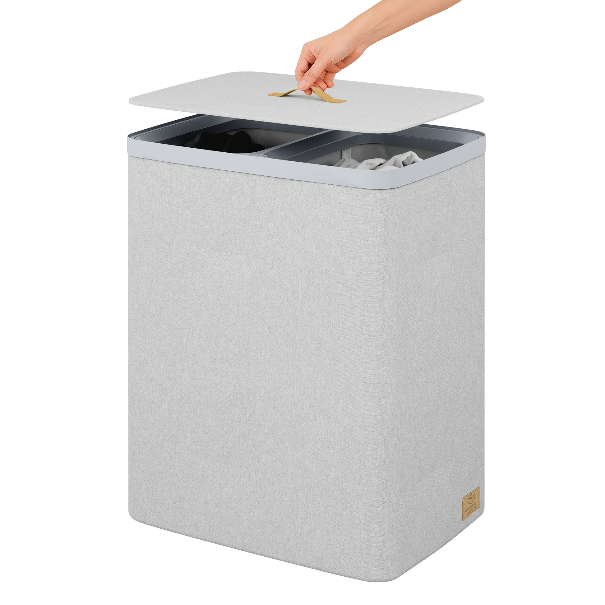 Laundry Bin Duo- Various Colours - The Organised Store