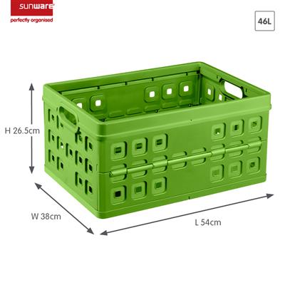 Square Folding Box 46L - Green