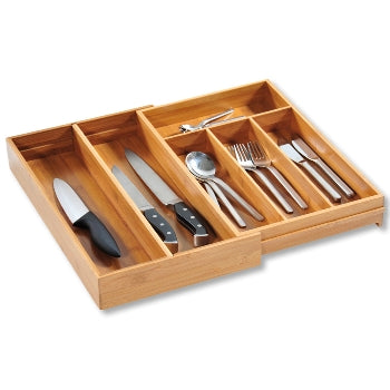 Expandable Wood Cutlery Tray