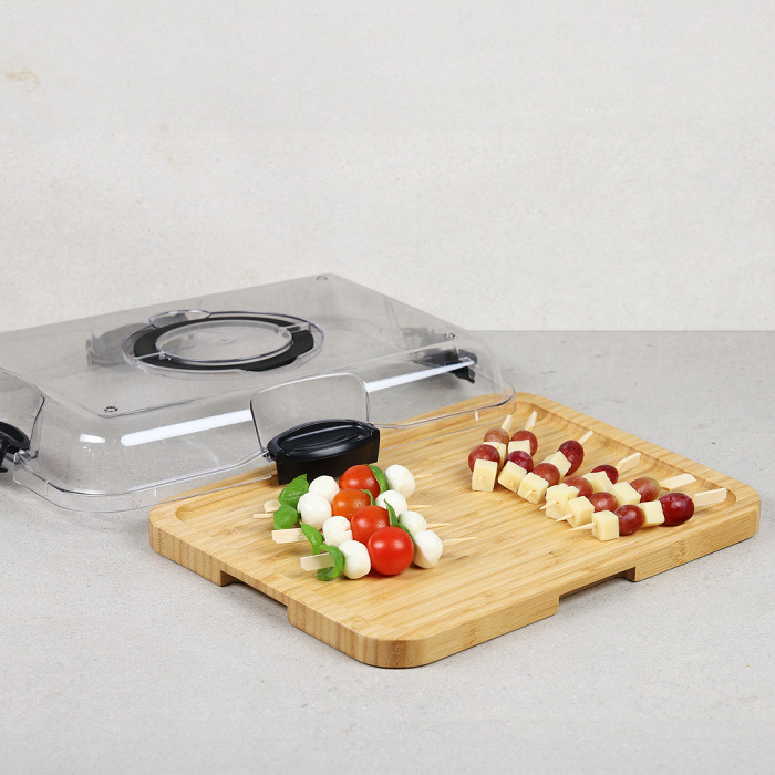Serving Tray With Lid Bamboo