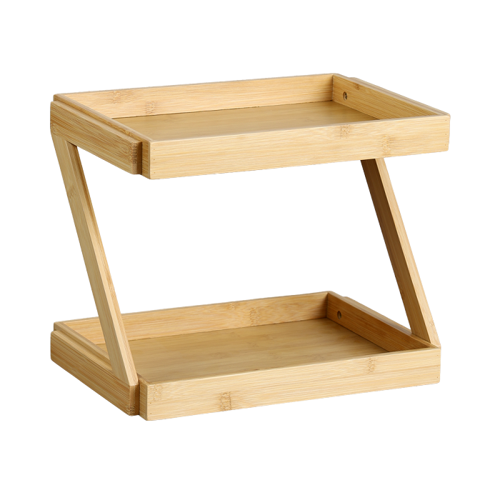 Kitchen Shelf- Two Tier- Sapce Saver- Bamboo