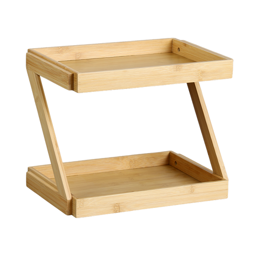 Kitchen Shelf- Two Tier- Sapce Saver- Bamboo