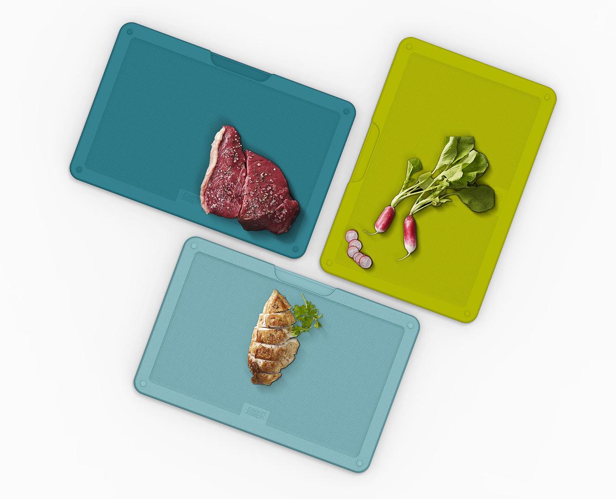 Joseph Joseph Duo 3Pc Chopping Board Set Opal