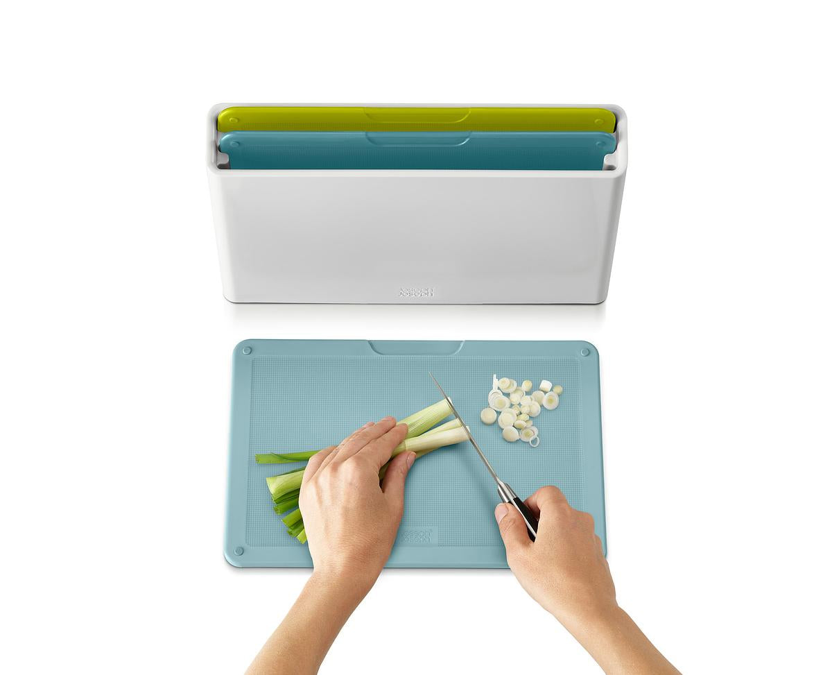 Joseph Joseph Duo 3Pc Chopping Board Set Opal