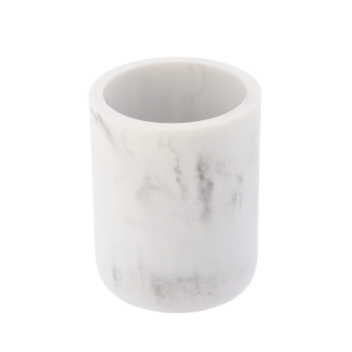 Polyresin Bathroom Accessories - White Marble Effect