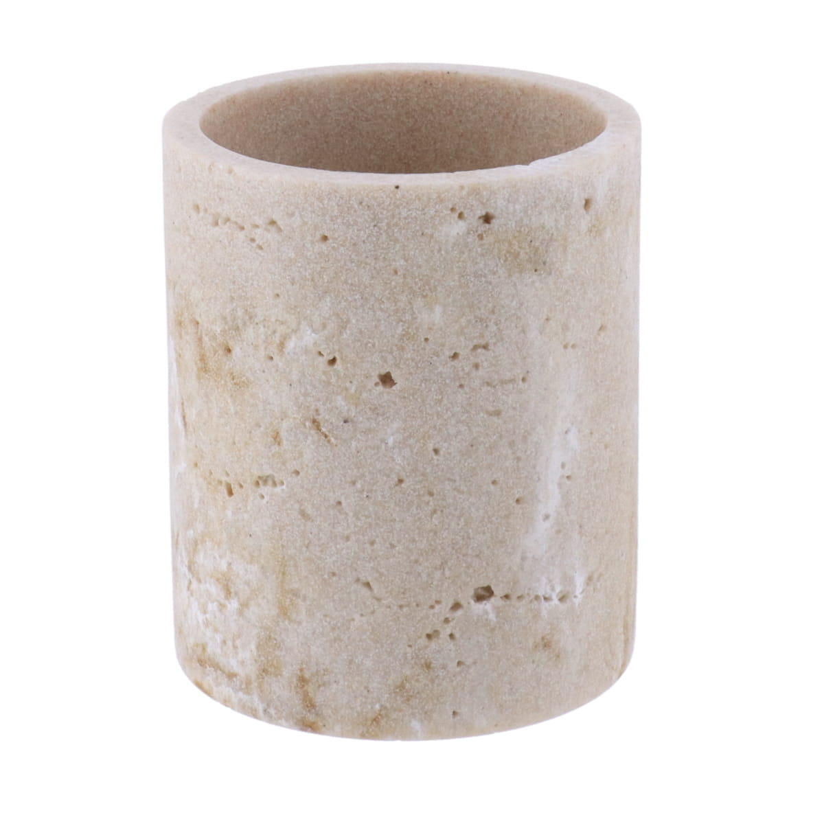 Polyresin Tumbler, Stone Finish, Natural
