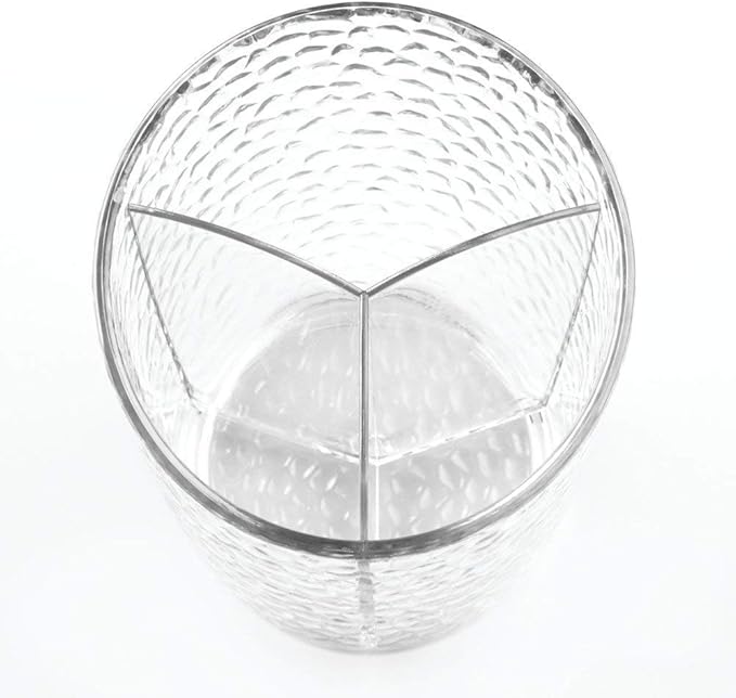 Rain Divided Cosmetic Cup- 3 Sections