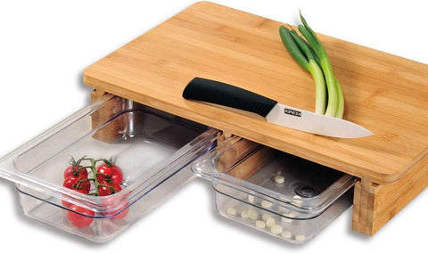 Chopping Board with Side Drawers