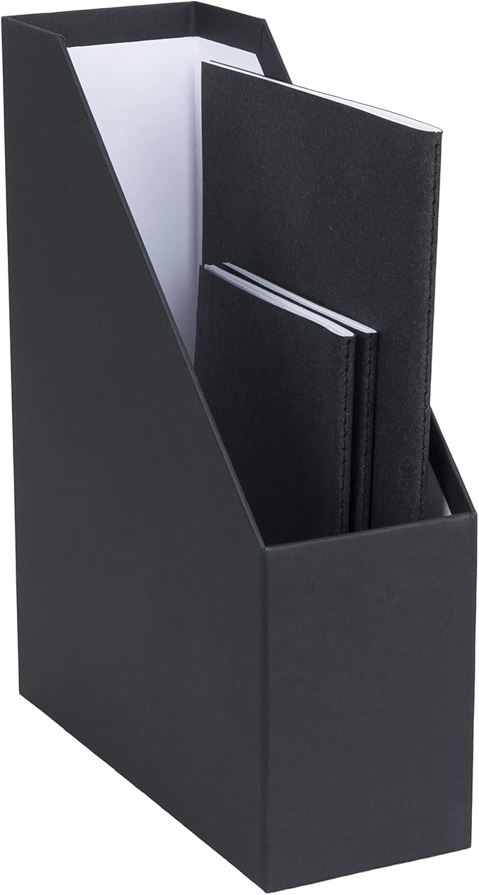 VIKTORIA Magazine/File Collector- Dark Grey