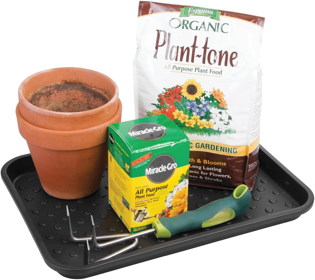 Plastic Under Sink Mat Tray for Kitchen Cabinet, Bathroom, Entryways, Office, Mudroom, College Dorm