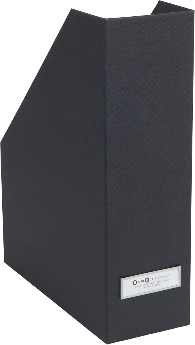 VIKTORIA Magazine/File Collector- Dark Grey