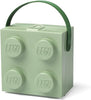 Lego Box With Handle - Sand Green
