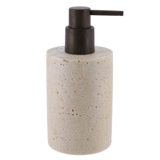 Polyresin Bathroom Accessories, Stone Finish - Natural