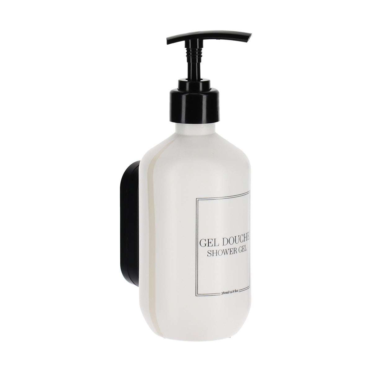 Shower Gel Dispenser- Plastic with Wall Support