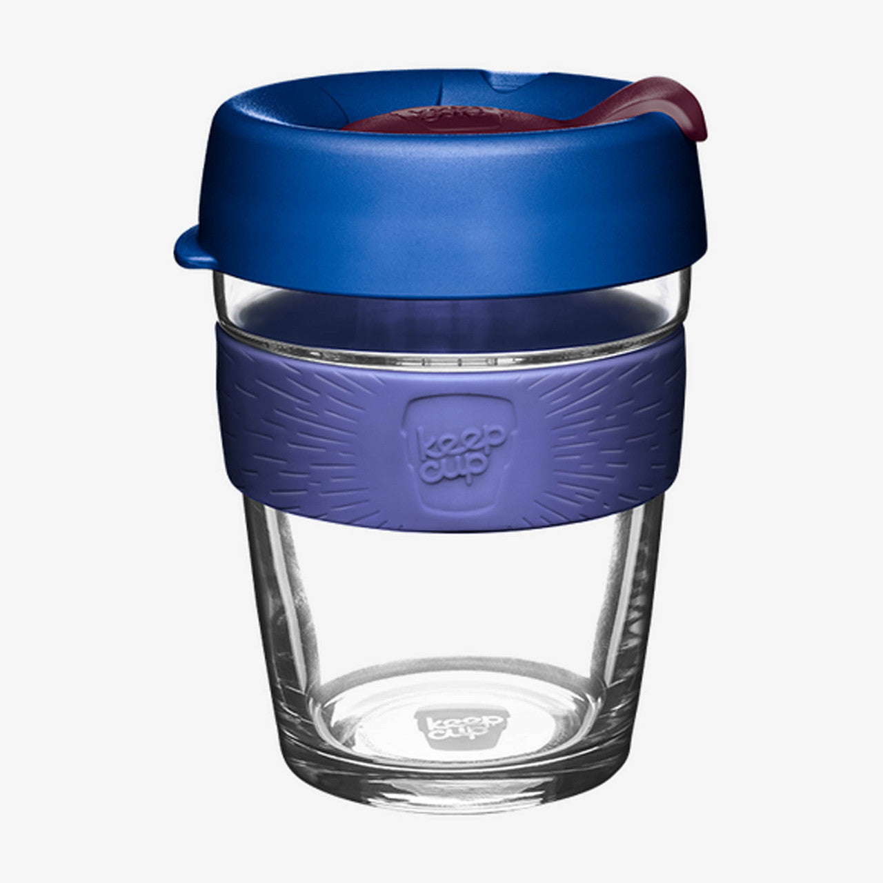 KeepCup- Brew-Glass with Silicon-Medium- 12OZ-Various - The Organised Store