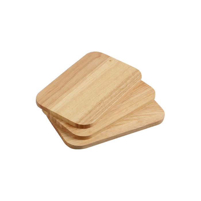 Cutting Board Set Of 3 Rubberwood