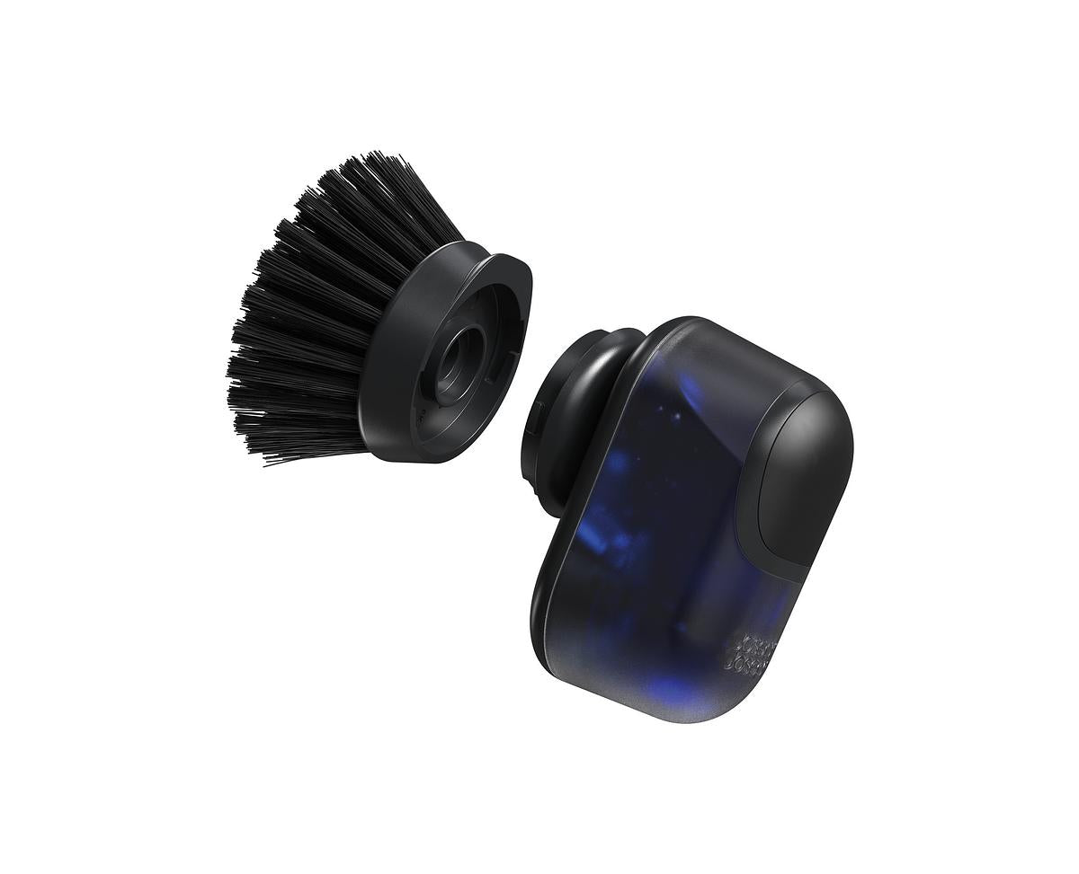 SinkTech™ Compact Soap Dispensing Washing Up Brush with Steel Stand - The Organised Store