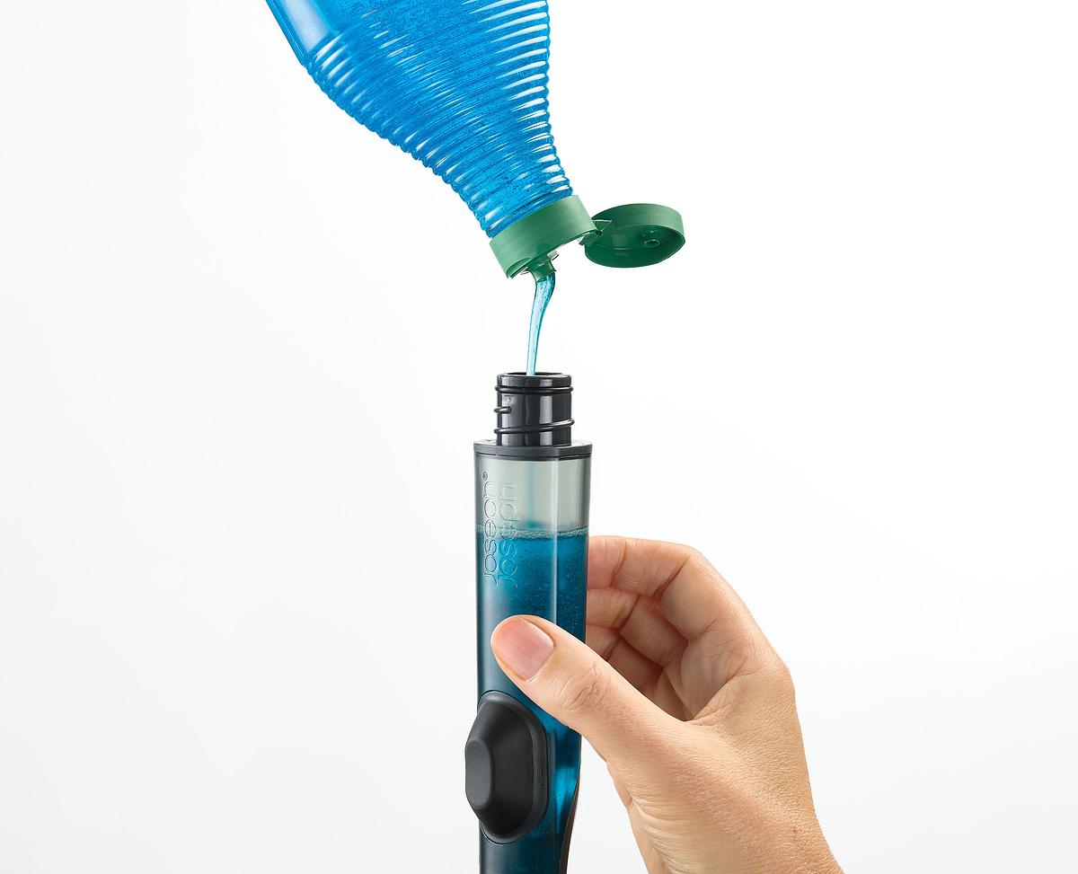 SinkTech™ Soap Dispensing Washing Up Brush with Steel Stand - The Organised Store