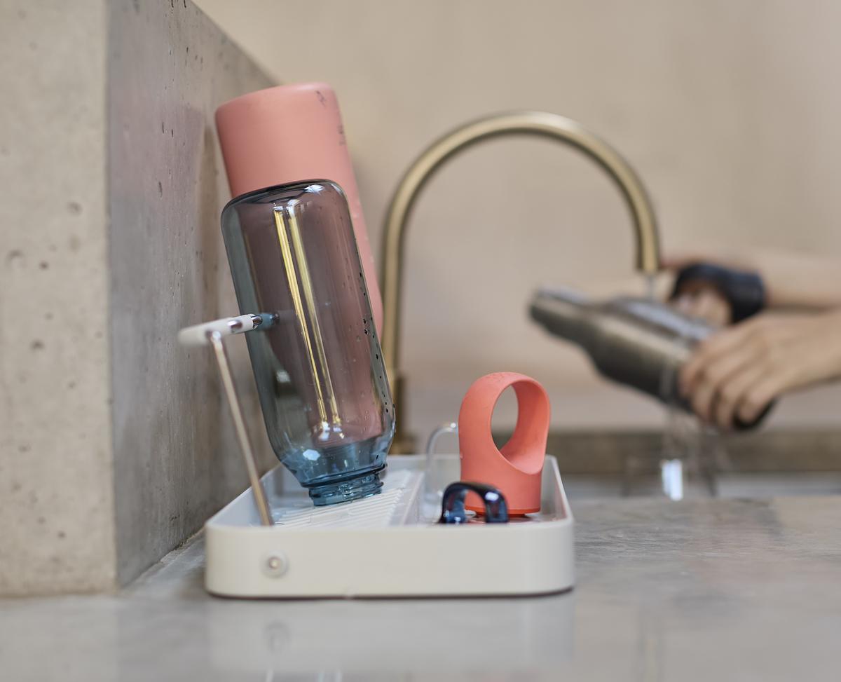 DrySmart™ Folding Bottle Drying Rack - The Organised Store