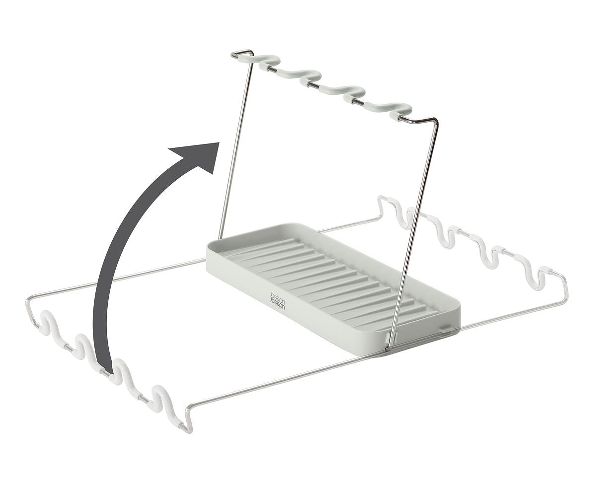 Folding Wine Glass Drying Rack, Stone