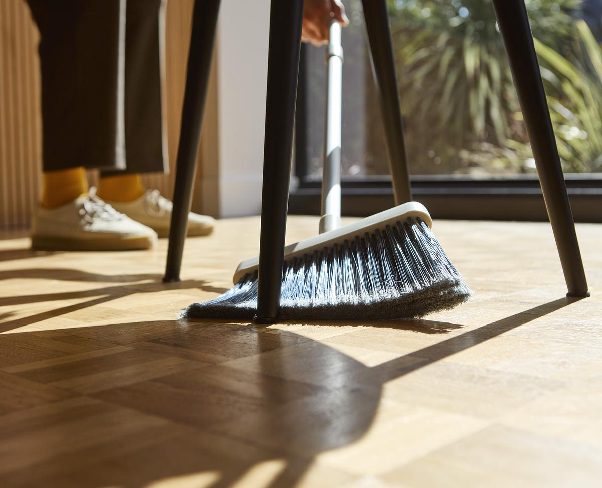 CleanTech™ Wall-Mounted Broom