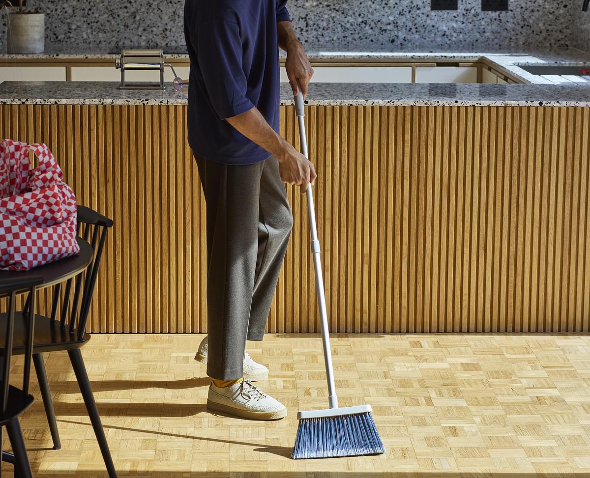 CleanTech™ Wall-Mounted Broom