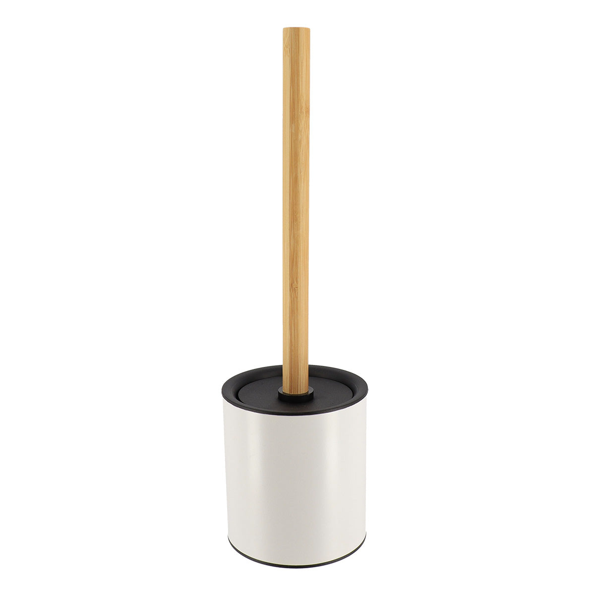 Metal Toilet Brush - Bamboo Stem - Various Colours - The Organised Store