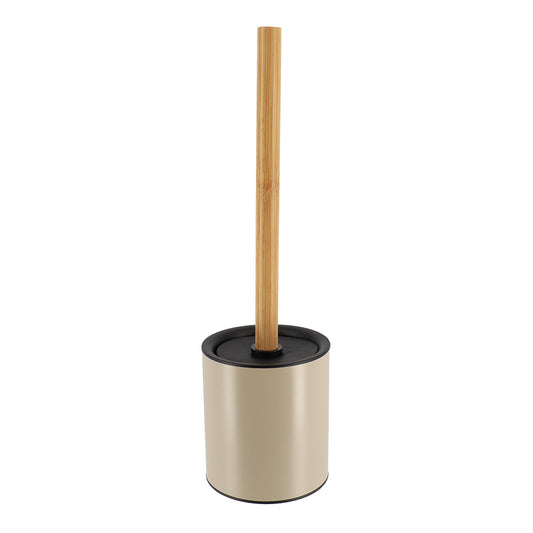 Metal Toilet Brush - Bamboo Stem - Various Colours