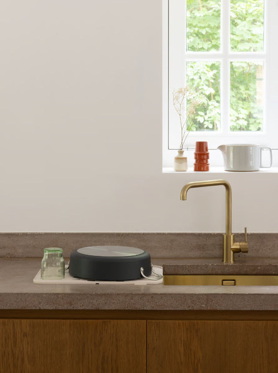 In- Sink Organiser- Sink Side -Soft Beige - The Organised Store