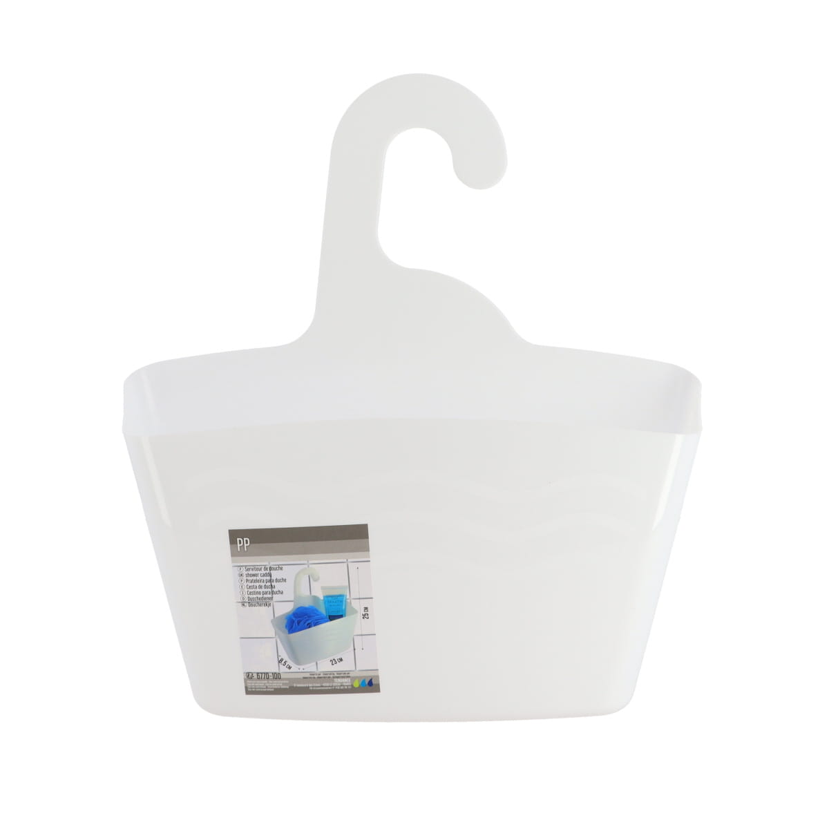Shower Basket With Hanger For Shower - Various Colours
