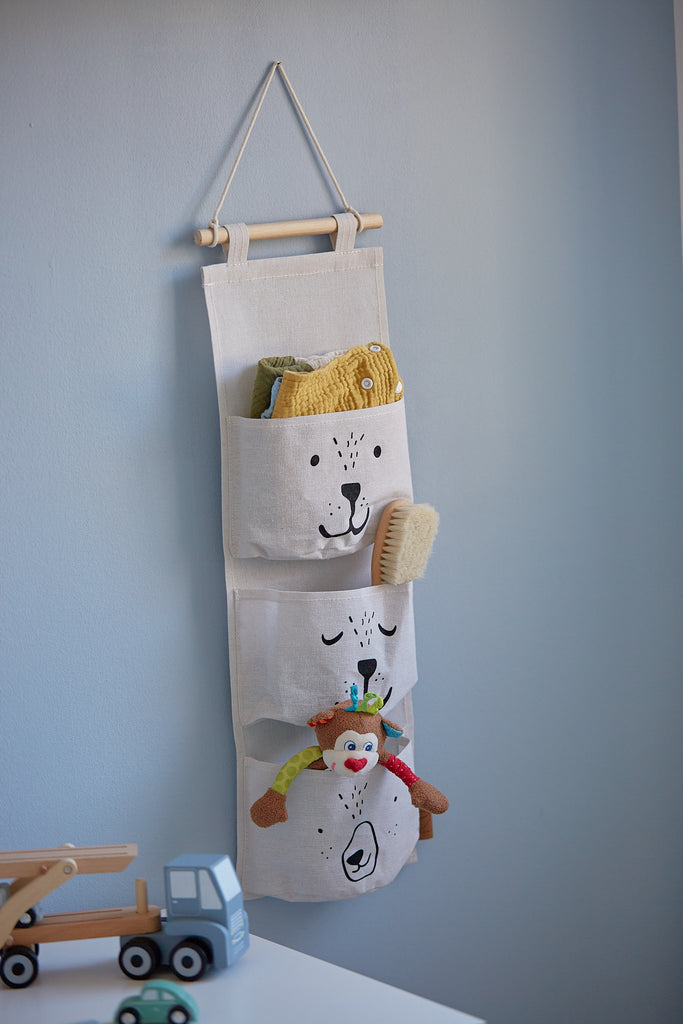 Kids Hanging Organiser With 3 Pockets