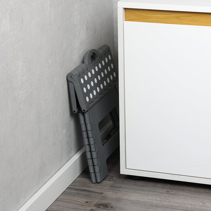 Folding Step Ladder Grey