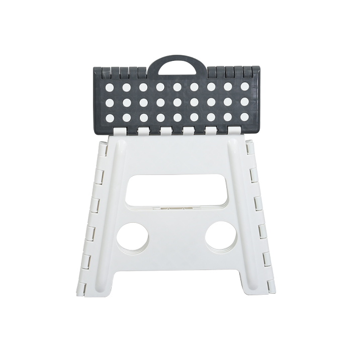 Folding Stool White And Grey