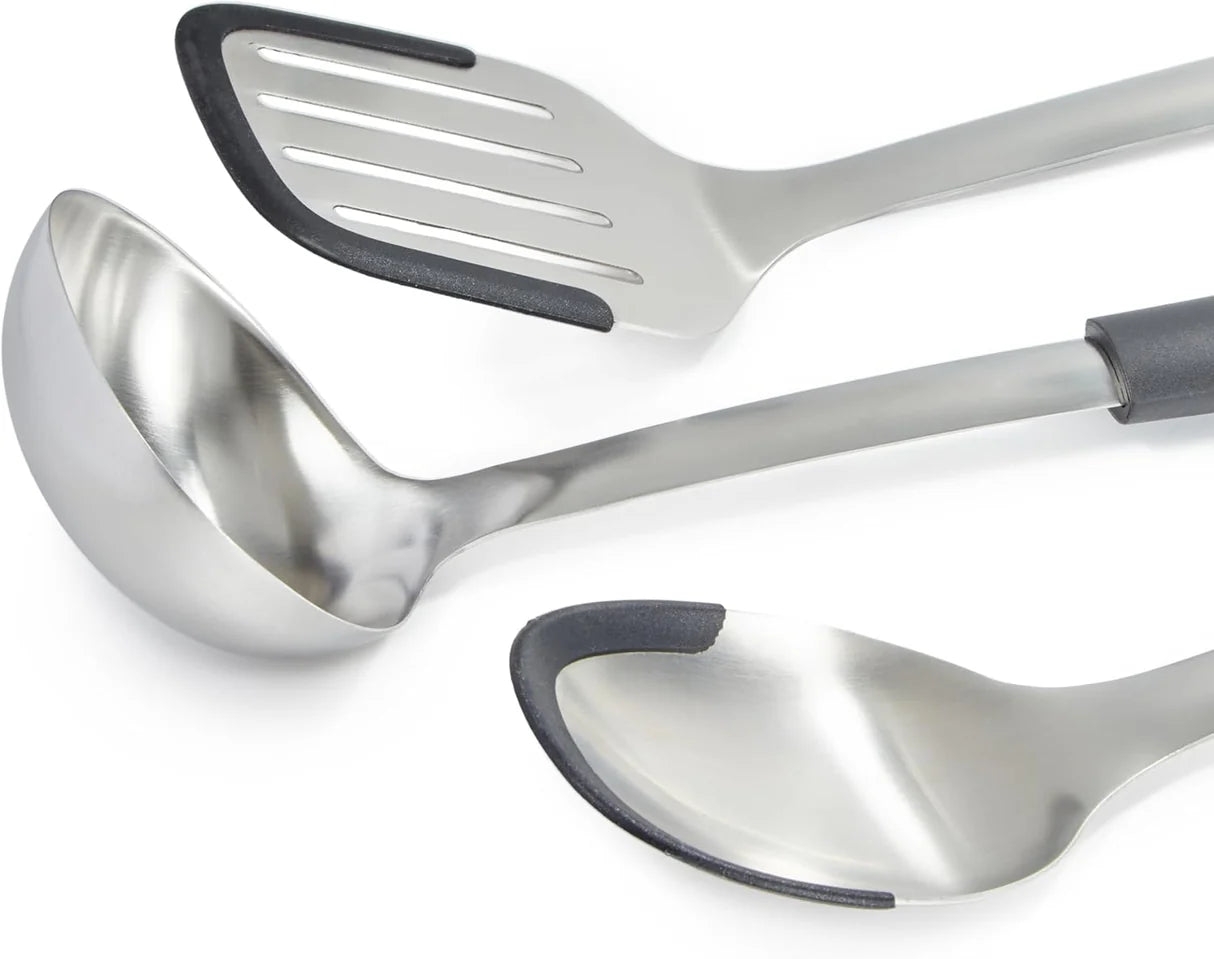 3-pc Utensil Set Graphite - The Organised Store