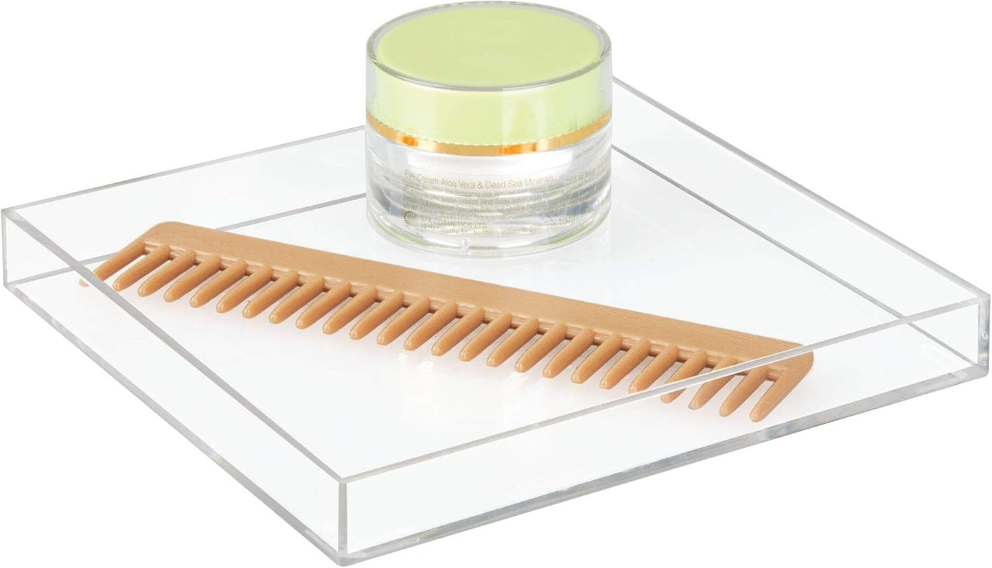 Clarity Vanity Organizer - 4 Piece -Clear